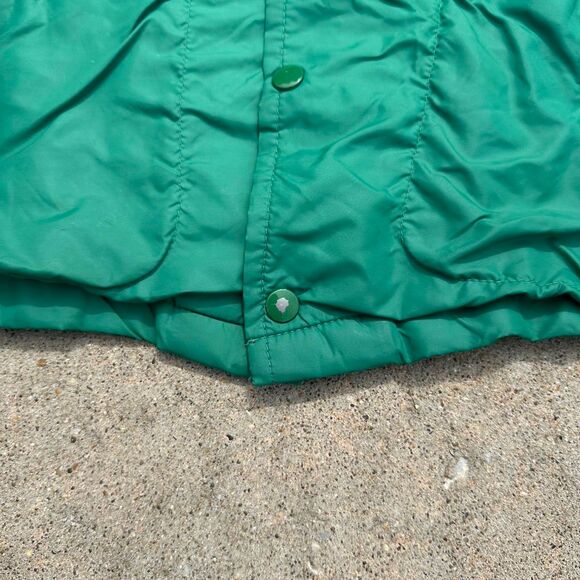 Vintage 70’s Green and White Rebels Windbreaker Bomber Jacket - Picture 5 of 6
